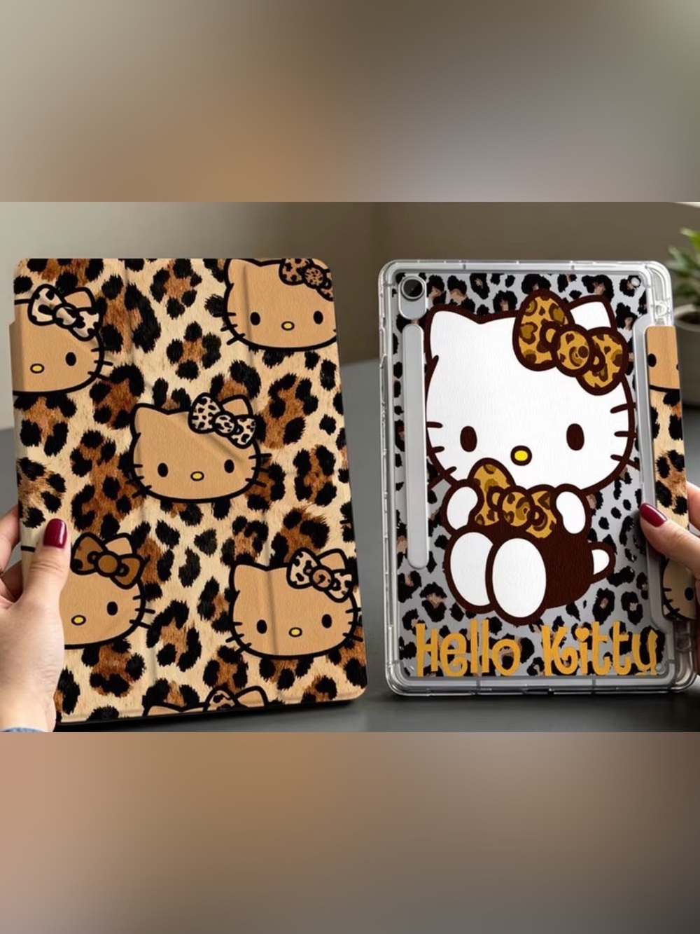 Hello Kitty Leopard Print Samsung galaxy tab Tablet Case S11 11” (2025)
